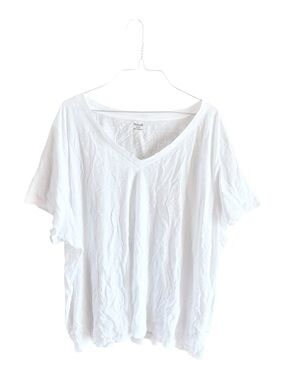 MADEWELL Plus Whisper Cotton V-Neck Tee